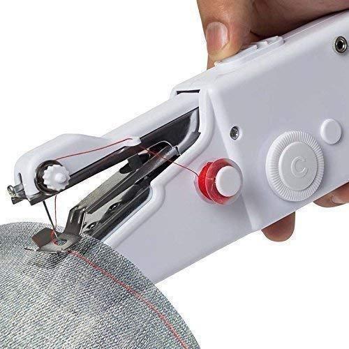 Stitch Handheld Cordless Portable White Sewing Machine